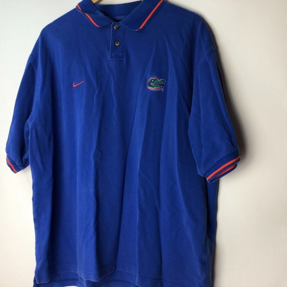 Nike Blue Polo Shirt Florida Gators Men's XXL